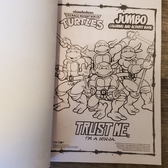 🍒🍒 TNMT Jumbo Coloring & Activity Book - Picture 5 of 7